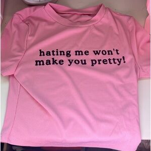 Pink top from shein brand new!